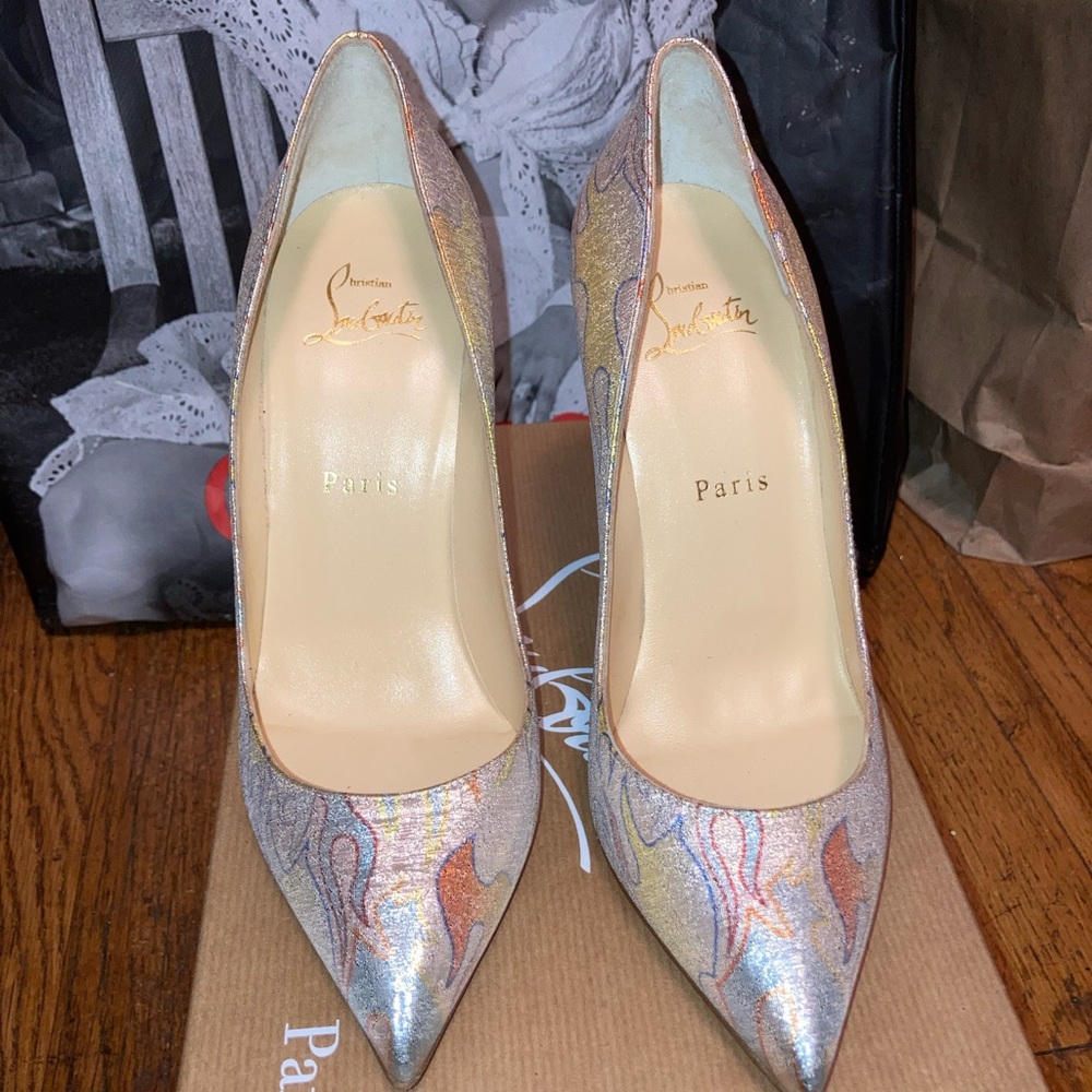 Multi color pigalle folies flame print